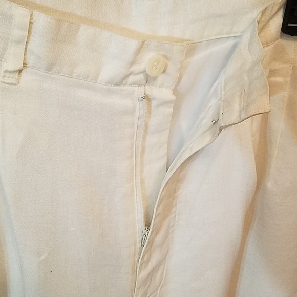 Vtg. Syllables Linen 100% Bermuda Shorts Size 34 - Picture 6 of 8